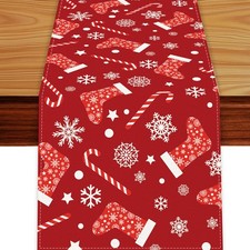 Christmas Table Runner  Red Table Runners