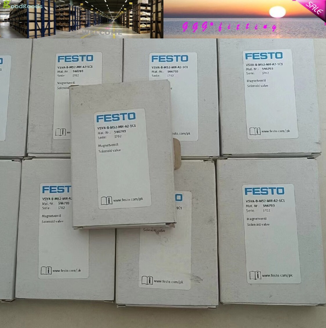 1pcs FESTO VSVA-B-M52-MH-A2-1C1 solenoid valve 546703