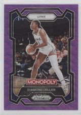 2024 Panini Prizm Monopoly WNBA Purple Wave Prizm Diamond Miller #9 1hk7
