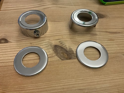 Yamaha Fs1e Fs1 Dx Chrome Fork Cover set. New reproduction