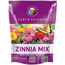 Zinnia Seeds - 4oz – Premium Easy-to-Grow, Hearty, Bright and Vibrant Flower ... 127.24 per gallon