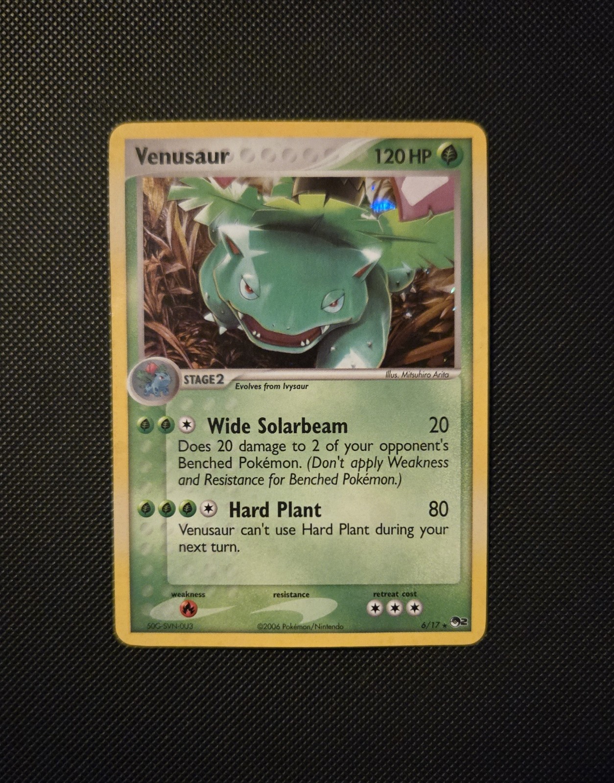 2006 Pokemon Venusaur 6/17 Holo Rare POP Series 2 Card Vintage Card - NM