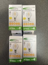 Image of 4x BELL 60742 3W LED Filament Clear Golf Dimmable SES 2700K Lamp Light Bulb E14