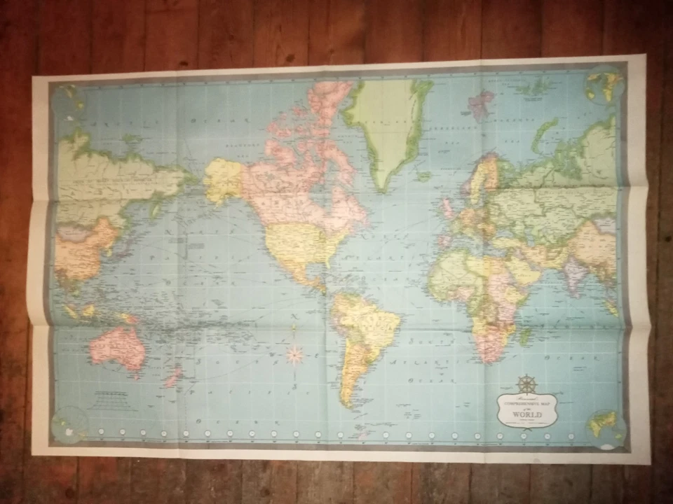 Ancien atlas mondial en anglais - HAMMOND'S World Atlas - 1951 - Complet - Photo 3/4