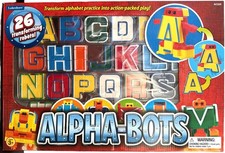 Lakeshore Alpha-Bots 26 Alphabet Transformer Robots Learning Toys Alphabot NEW