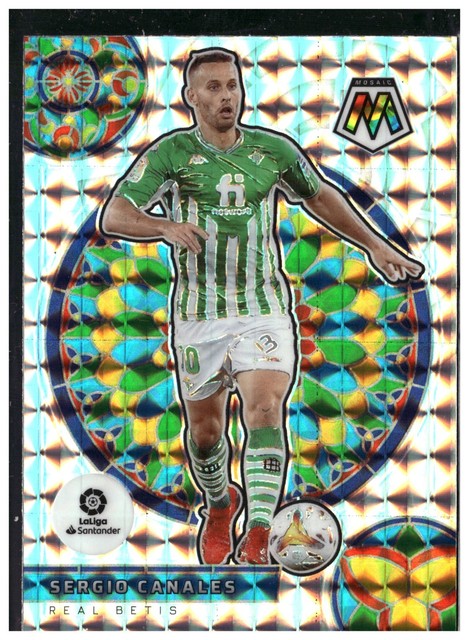 Sergio Canales Stained Glass 2021-22 Panini Mosaic La Liga Soccer