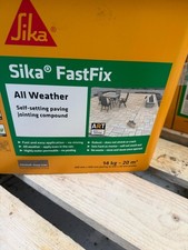 Sika FastFix All Weather Self-Setting Paving Jointing Compound 15kg-17m2 x3 Tubs