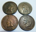 1900 1905 1908 1909 Indian Cent Very Fine VF Natural Toning Free Ship