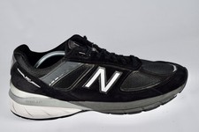 New Balance Men's 990v5 Made in USA M990BK5 Black Walking Shoes Size 12.5 D