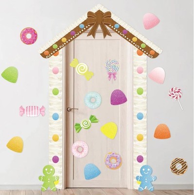 21 Pcs Christmas Candy Gum Drop Door Decorations Large Colorful Candy Christmas