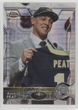 2015 Topps Chrome Rookies Pulsar Refractor Andrus Peat #133 1u6