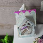 Artisan Dollhouse Miniature BirdCage 1:12 Scale vibrant colors parrot pink ooak — photo 5