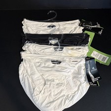 Jockey 4 Pairs No Panty Line Promise Low Rise String Bikini Size 7 NWT    2