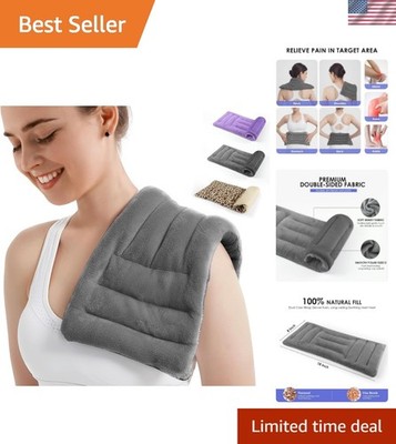 Microwave Heating Pad for Pain Relief, 8 x 18 Microwavable Moist Heat Pads fo...