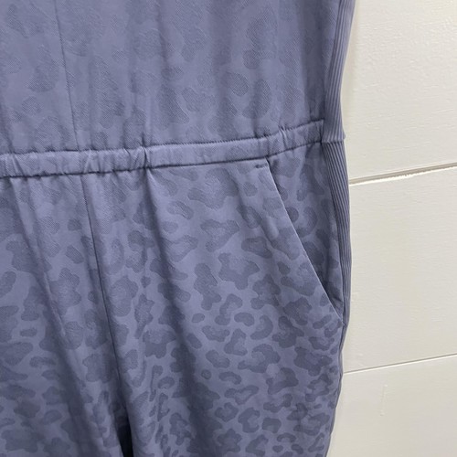 Athleta Brooklyn Textured Jumpsuit Womens 8 Tall Purple Active Athletic Outdoor - Picture 3 of 9