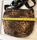 LeSportsac Rare Leopard Print Shoulder Bag Black Brown — photo 3