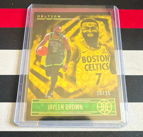 Panini 2020-21 Illusions Jaylen Brown #77 Boston Celtics Serial #25/25
