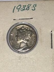 1938 S Mercury Dime, 90% Silver