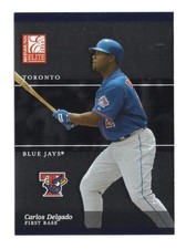 Carlos Delgado 2003 Donruss Elite #76 Toronto Blue Jays Baseball Trading Card
