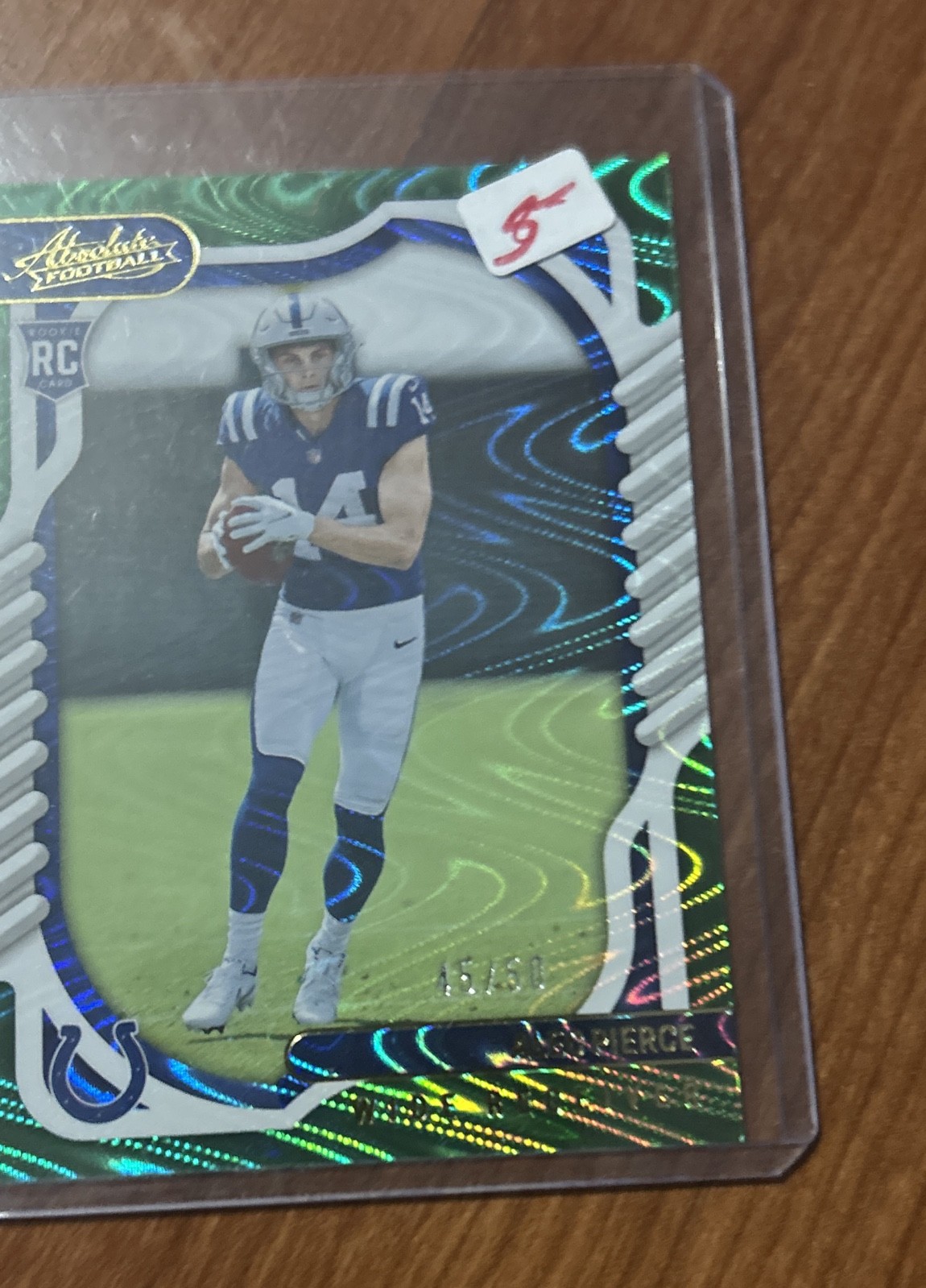 2022 Panini Absolute - Rookies Alec Pierce #121 Green Waves /50 (RC)