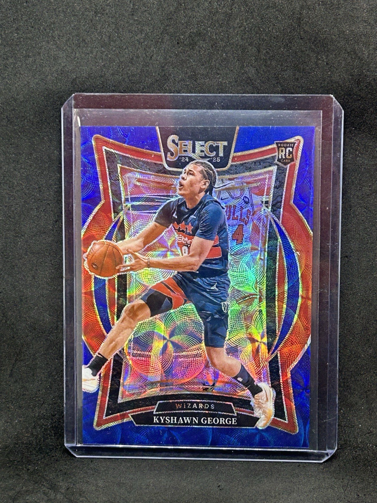 2024-25 Panini Select KYSHAWN GEORGE /249 Blue Scope Rookie #85 Wizards RC A5