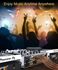 Banana Plugs 6 Pairs / 12 pcs (Closed Dual Screw) - 12 Pack Gold Plated Speak...