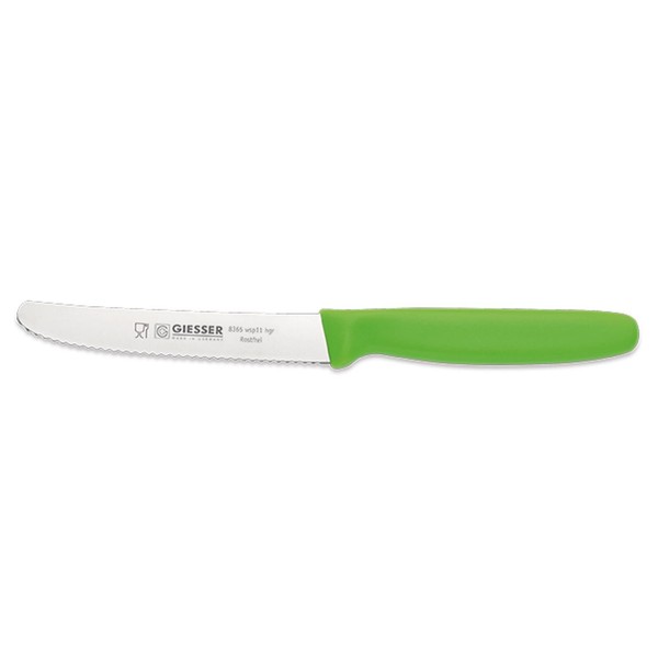 Giesser Allzweckmesser 11Cm HellgrüN Gestanzte Wellenschliff-Klinge 8365Wsp11Hgr-image