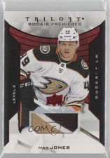 2019-20 Upper Deck Trilogy Rookie Premieres Level 2 Red Foil 23/49 Max Jones 4ry