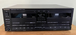 Technics RS X101 Stereo Double Cassette Deck 360 Series Untested From 1991