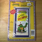1990  RAPHAEL COWABUNGAAA DUDE LET'S PARTY DOOR SIGN NIP VINTAGE 27”x56”