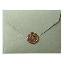 20 Stück Moderne, Schlichte Umschläge mit Feuerfarbe-Aufdruck, 16 X 12 cm, 2784