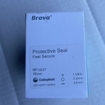 Coloplast Brava Protective Seal Ring   12037 Box Of 10 Sealed New.   Exp 11/2027
