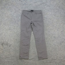 TALBOTS Jeans Women  s Gray Size 8 Stretch Cotton Blend Slim Leg