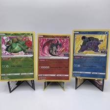 Pokémon GO Radiant Charizard Venusaur Blastoise Holo Lot 3 Cards NM/Mint