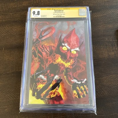 Red Goblin #1 Mike Mayhew Virgin Variant Signed CGC 9.8 Signature Series