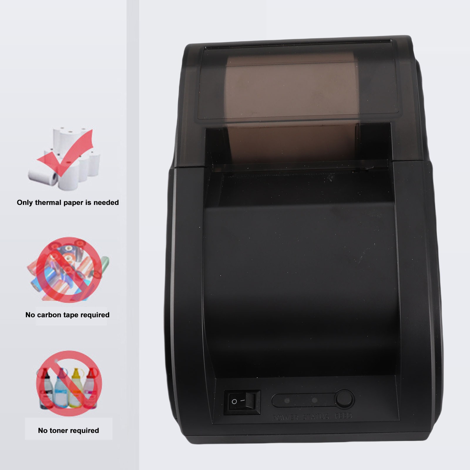 Portable Thermal Label Printer BT For Supermarket Restaurant☜