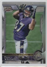 2015 Topps Chrome Rookies Refractor Maxx Williams #165 4l3