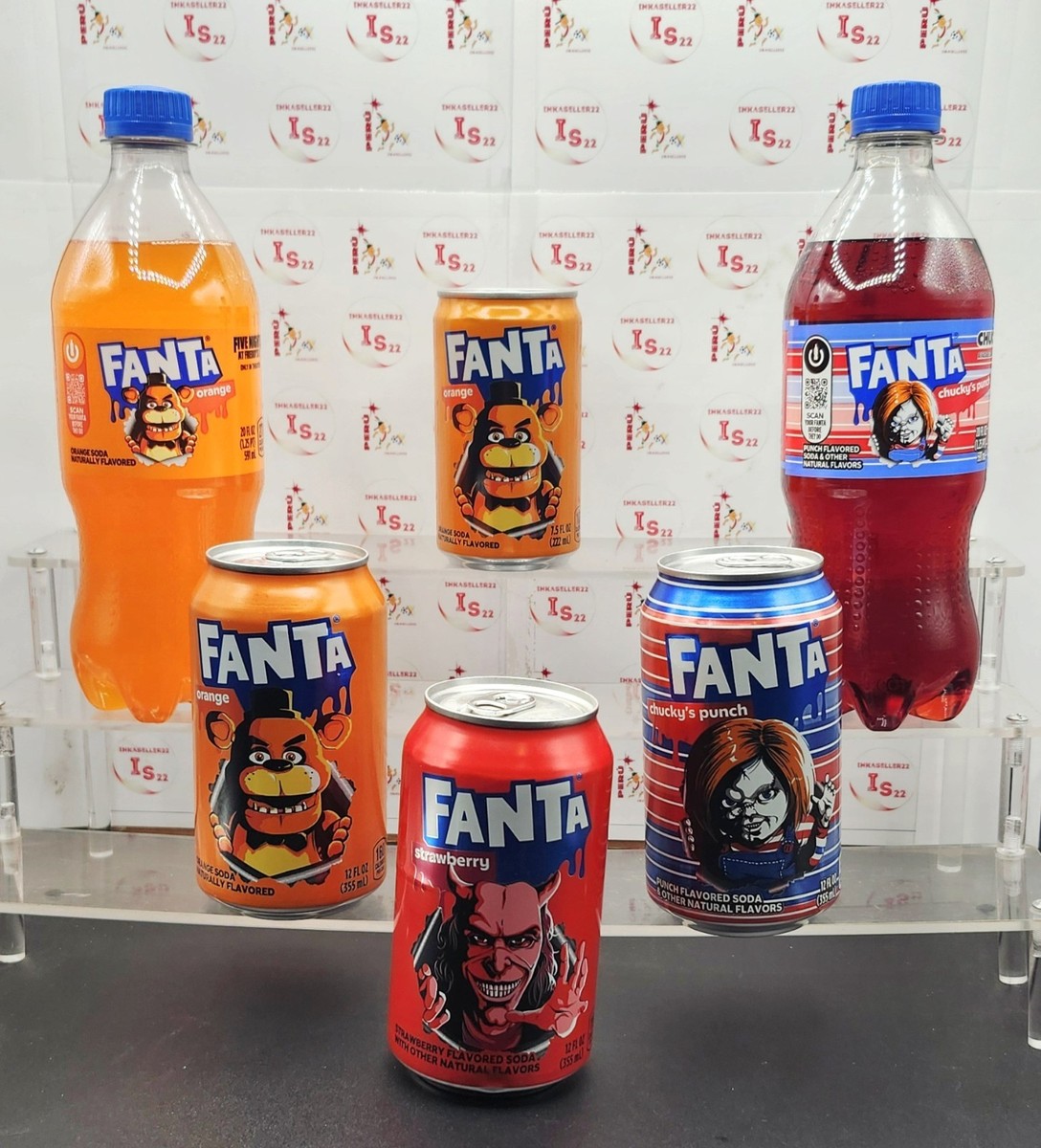 Coca-Cola Fanta Halloween, Cans Bottles