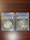 1897-S Morgan Silver Dollar PCGS Genuine Cleaned-AU Detail ( 2 Coins Total )