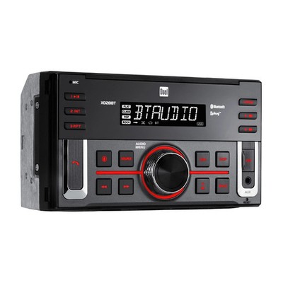 Dual Electronics XD28BT Double DIN Car Stereo Bluetooth LCD Head Unit