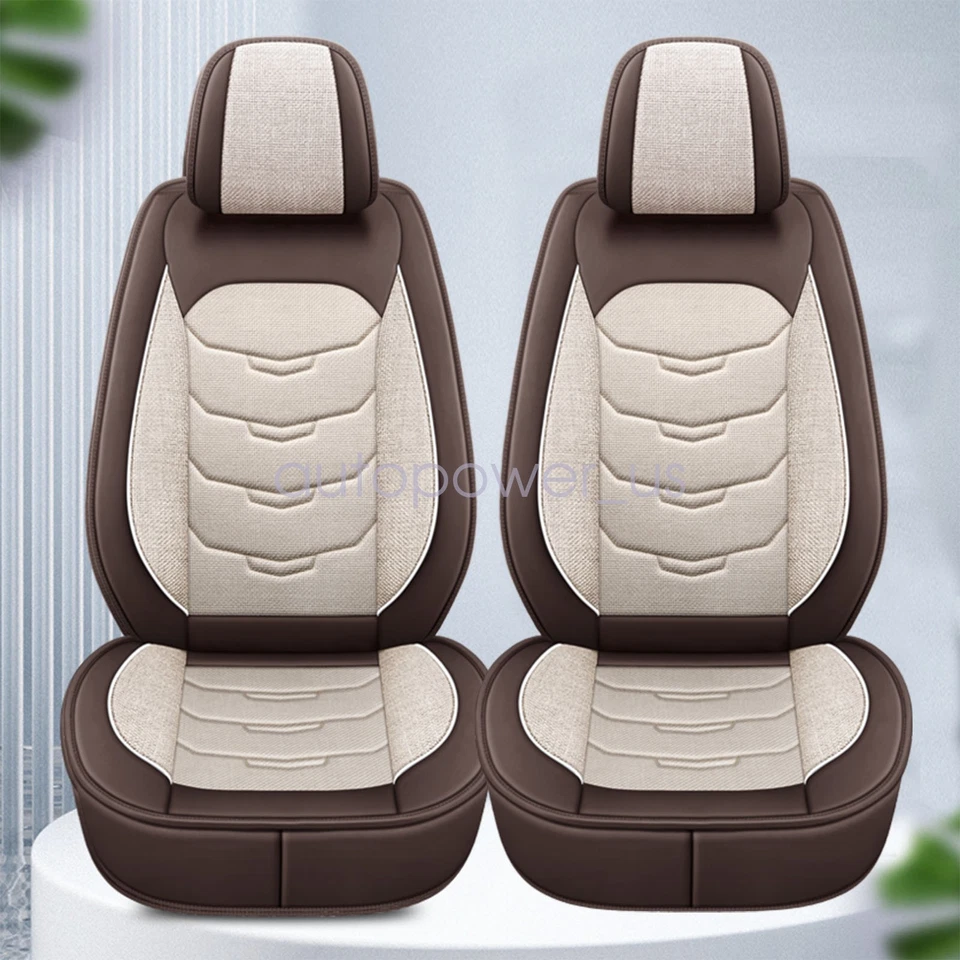 For Dodge Ram 1500 2009-2023 2500 3500 5-Seats Car Seat Covers Full Set Cushion - Image 2 of 4