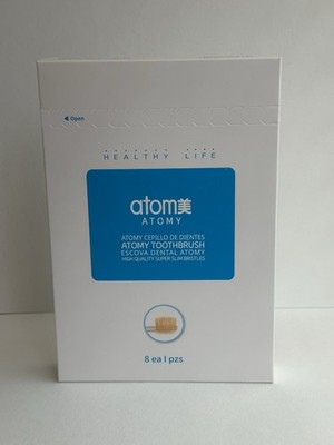 ATOMY Toothbrush 99.9% Gold Coated Nano Vitality Brush Oral Care (8pcs / 1set)