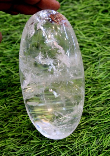 Pure crystal shivling Energised shivling pure himalayan sphatik baad ling 775gm - Picture 3 of 8