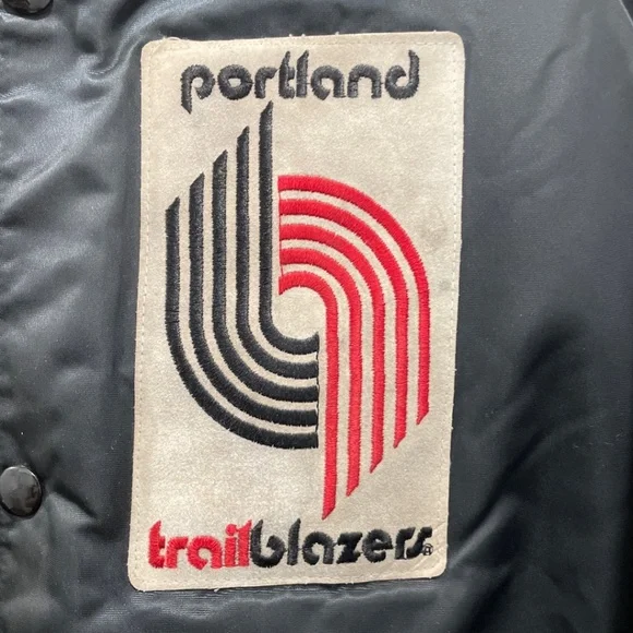 RARE Vintage Chalk Line Portland Trail Blazers Starter Style Spellout