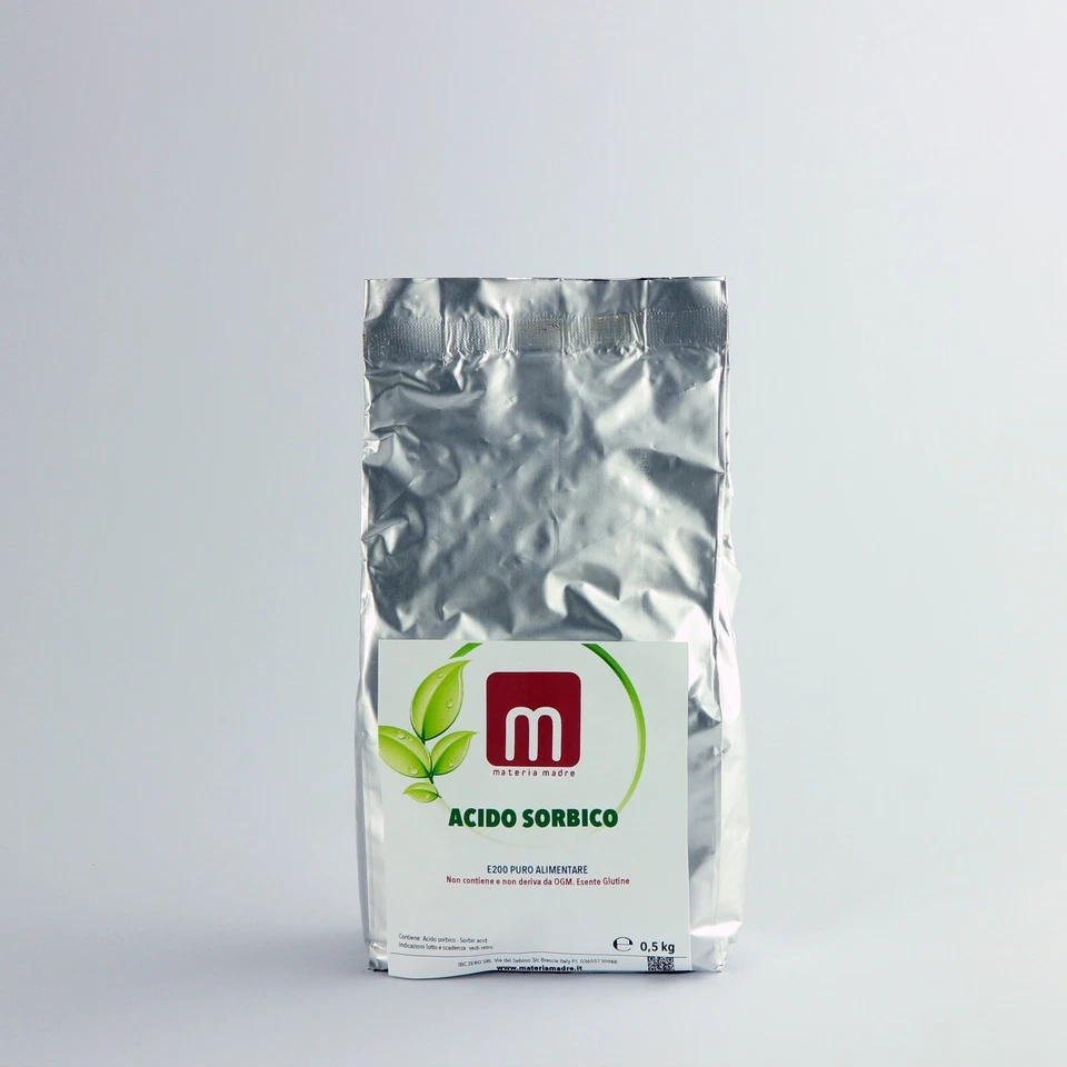 MATERIAMADRE ACIDO SORBICO E 200 0,5 KG 500GR