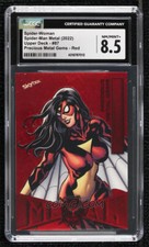 2022 Upper Deck Marvel Spider-Man Precious Metal PMG Spider-Woman CGC 8.5 40/100