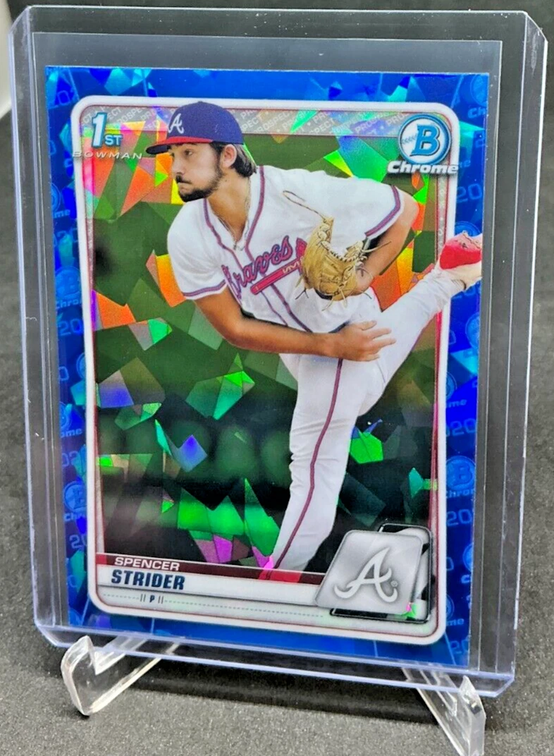 2020 Bowman Draft Sapphire SPENCER STRIDER 1st RC #BD-20 Braves
