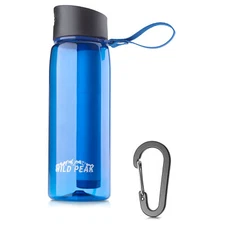 Wild Peak Stay Alive-4 Outdoor Water Filter Emergency Survival Straw Bottle