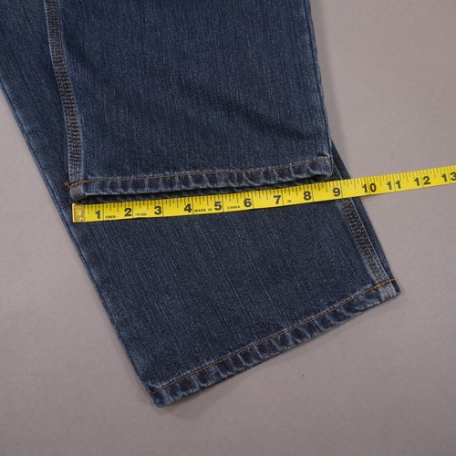 Carhartt Holter Relaxed Straight Jeans Mens 38X34 Dark Wash Cotton Blend 101483 - Picture 10 of 10