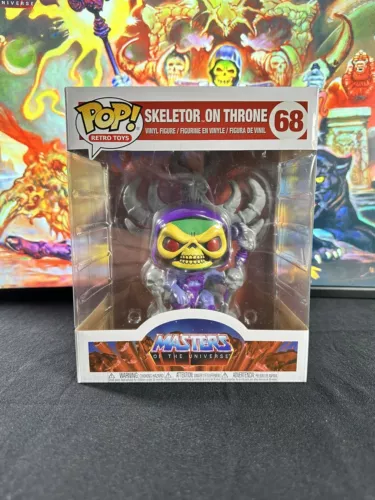 Funko POP! Deluxe: Master's of the Universe - Skeletor on Throne *slight damage